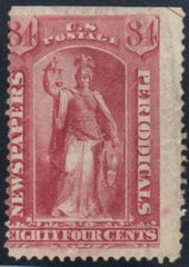 US PR22 Newspaper Ave Mint No Gum