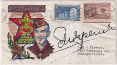 US 1950 995 Cover Signed by Elsa Schiaparelli, Clothing Designer