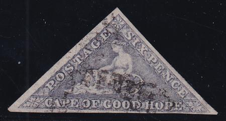 Cape Of Good Hope 5 Used F-VF Possibly Slate But Counted As 5