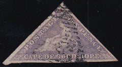 Cape Of Good Hope 5a var Used VF Deep Rose Lilac - Dark Shack