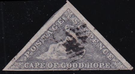 Cape Of Good Hope 5c Used F+ 2 Large Margins - Just Clears Bottom