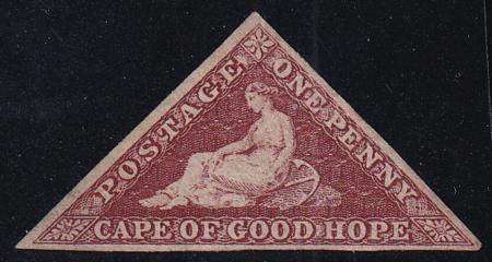 Cape Of Good Hope 12a LH VF Deep Redish Brown