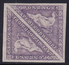 Cape Of Good Hope 14 Mint H XF-SUP OG Pair (Printer's Hair Stand Caught In Gum) Spectaular!