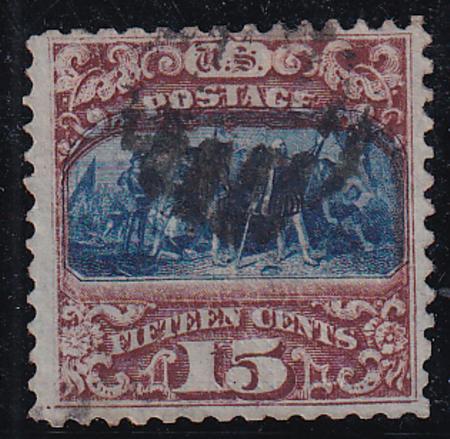 US 119 Pictorials Used F-VF Nice Margins, Expertly Reperfed At Bottom