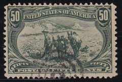 US 291 Bureau & Regular Issues Used F-VF Light Cancel Owners R/S On Crease LR Corner