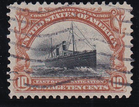US 299 Early Commemoratives Used VF-XF Large Margins