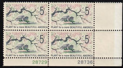 US 1318a Variety NH VF Error Scarce TAP Tagged Plate Block