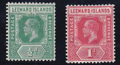 Leeward Isalnds 62a,63a Mint H F-VF Die I