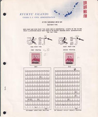 US Possessions - Ryukyu Islands 16-16BNH Small Collection On Bush Pages