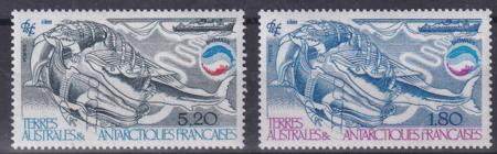 French Southern & Antarctic Territories 112-113 Marine Life