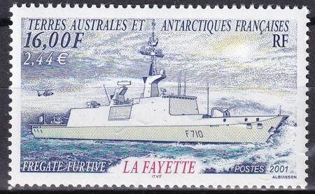 French Southern & Antartic Territories 286 Frigate La Fayette