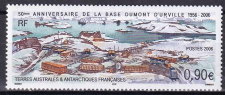 French Southern & Antartic Territories 367 D'Urville /base Anniv.