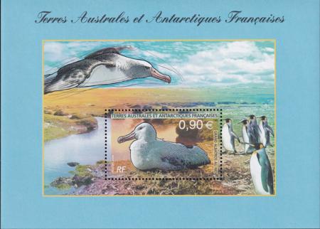 French Southern & Antartic Territories 374 Albatross S/S Blue