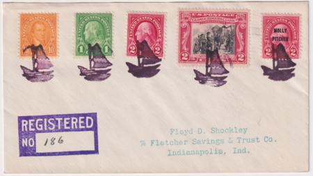 US Kentucky  Boat 632  634   642  646  651 Fancy Cancel Cover  Boat