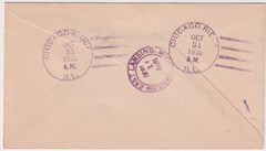 US Illinois, Chicago Ridge 697 Fancy Cancel Cover, Witch Riding Broom