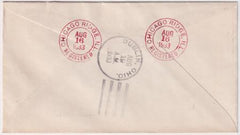 US Illinois, Chicago Ridge 732 Fancy Cancel Cover, NRA, Eagle
