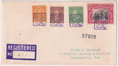 US Kentucky, Ed 632, 636, 642, 651  Fancy Cancel Cover, Squirrel in Box