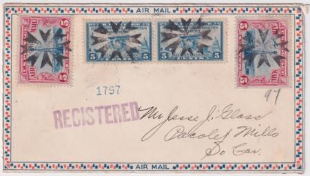 US Ohio  Troy 650  C11 Fancy Cancel Cover  Starburst