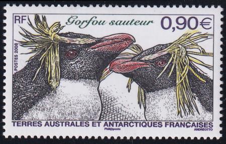 French Southern & Antartic Territories 400 Rockhopper Penguin