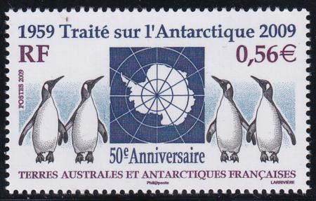 French Southern & Antartic Territories 421 Antartic Treaty, Penguin