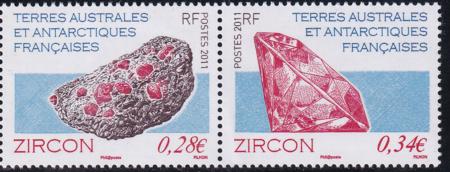 French Southern & Antartic Territories 443 Minerals-pair