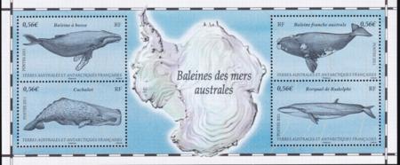 French Southern & Antartic Territories 445 Whales M/S