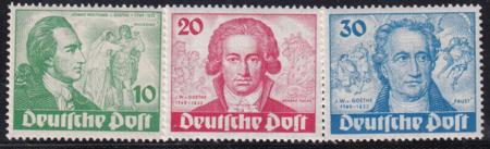 German Occupation 9N61-63 Goethe