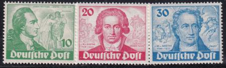 German Occupation 9N61-63 Goethe