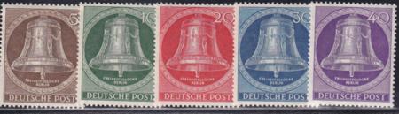 German Occupation 9N94-98 Freedom Bell Set