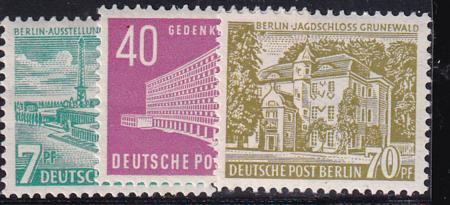 German Occupation 9N108-110 Expo Halls