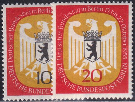 German Occupation 9N116-117 Arms of Berlin