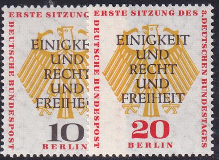 German Occupation 9N158-159 Unity Justice Liberty