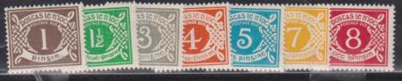 Ireland Postage Due Stamps J5-14