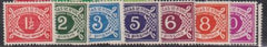 Ireland Postage Due Stamps J15-21