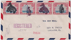 US Arizona, Prescott C11 Fancy Cancel Cover,  Bronco Rider and Smoki Sanke Dancer