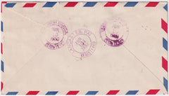 US California, Oakland 510, 537, 645, C16 Fancy Cancel Cover, Airplane