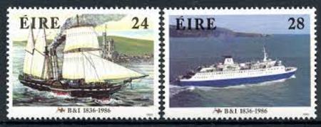 Ireland 665-66 Boat Set