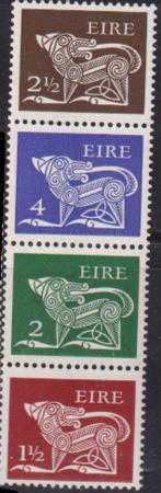 Ireland 297b Ancient Creatures Strip of 4