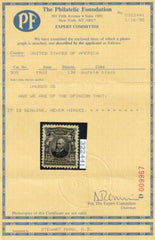 US 308 US Bureau and Regular Issues  PF Cert: MNH