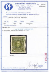 US 309 US Bureau and Regular Issues  PF Cert - Jumbo Margins