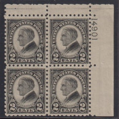 US 612 Modern UR Plate Block num 14901