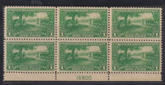 US 617 Modern Plate block num 16800