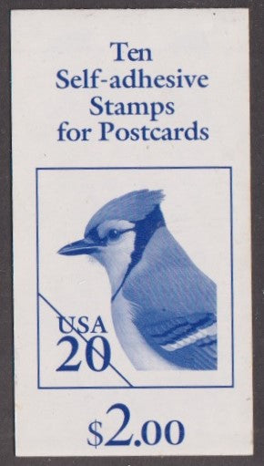 US BK237 Booklet Scarce Vending Machine Booklet num 52222 Grainy Solid Tagging, 8.5 guage Rouletting, No linear writing