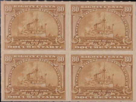 US R172 US Revenues  Fresh! 80¢ Battleship Mint F - VF $250