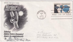 US 1975 Scott 1577 FDC Signed by W.E. (Gene) Giberson, Mariner 10