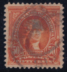 US 310 US Bureau and Regular Issues Cancel a bit heavy - Extraordinary Centering miniscule perf tear