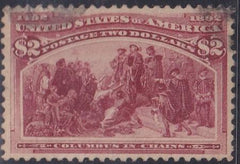 US Bureau and Regular Issues 242 Light Cancel Used XF