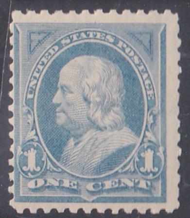 US Bureau and Regular Issues 264 Early Light Blue Shade Like 246 Mint Fine