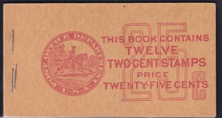 US Booklets BK48 Very nice condition, no creases on covers many VF panes Partial inspectors stamp on IBC
