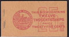US Booklets BK48 Very nice condition, no creases on covers many VF panes Partial inspectors stamp on IBC